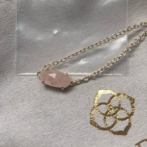 NWT Kendra Scott Everlyne Rose quartz bracelet
